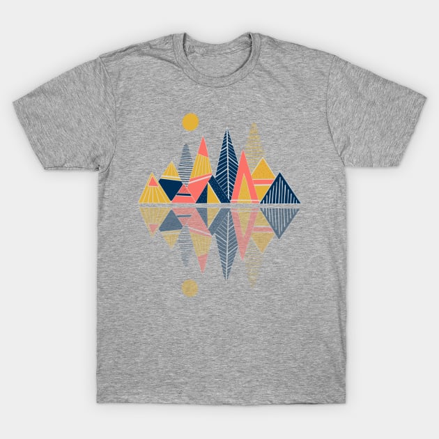 Mountains Reflection T-Shirt by LauraKatMax